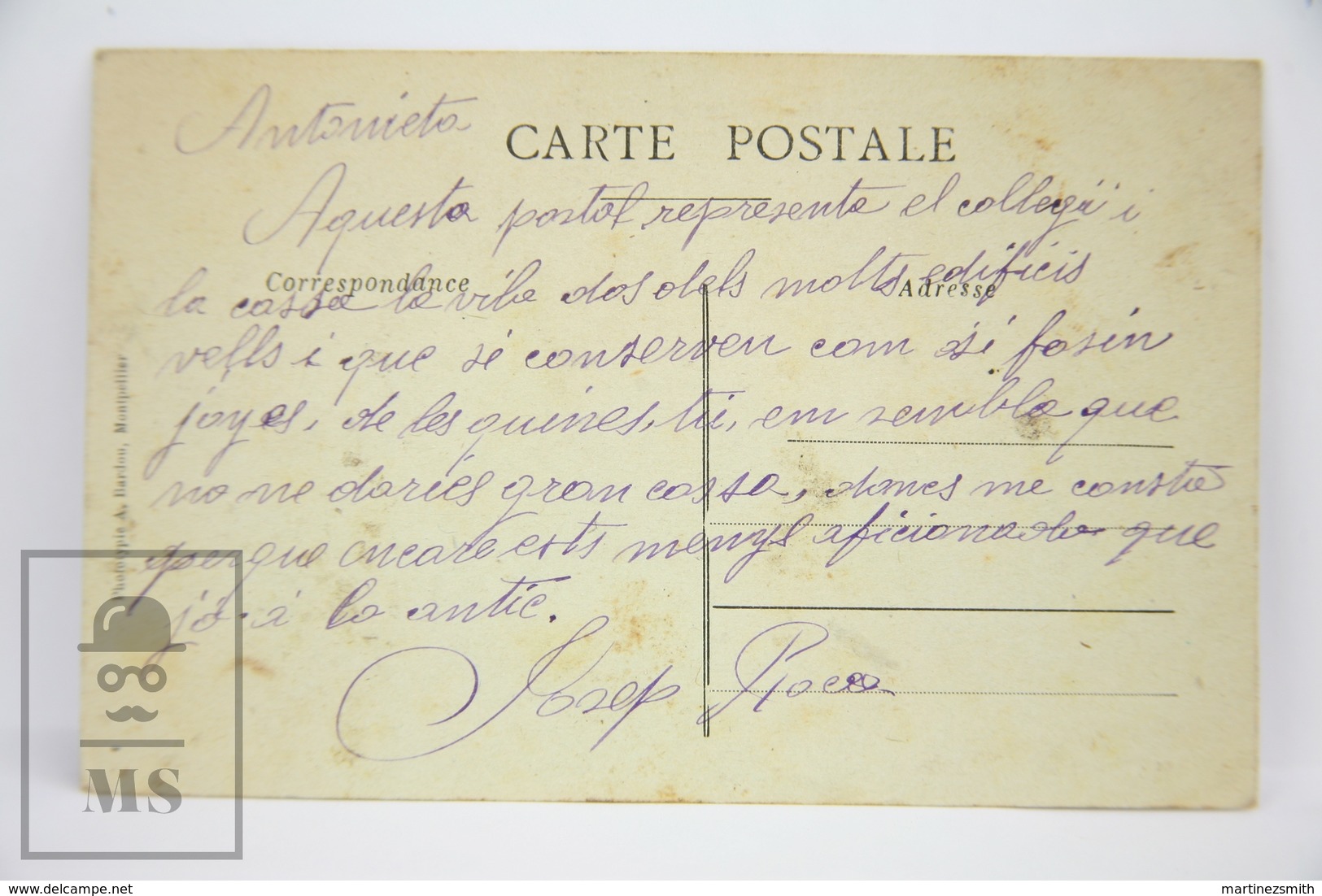 Postcard France - Pézenas - Le Collège Et L'Hôtel De Ville - Pezenas