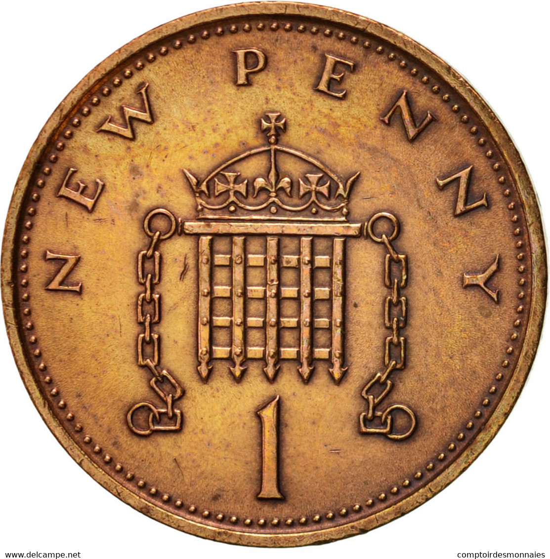 Monnaie, Grande-Bretagne, Elizabeth II, New Penny, 1981, TTB, Bronze, KM:915 - 1 Penny & 1 New Penny