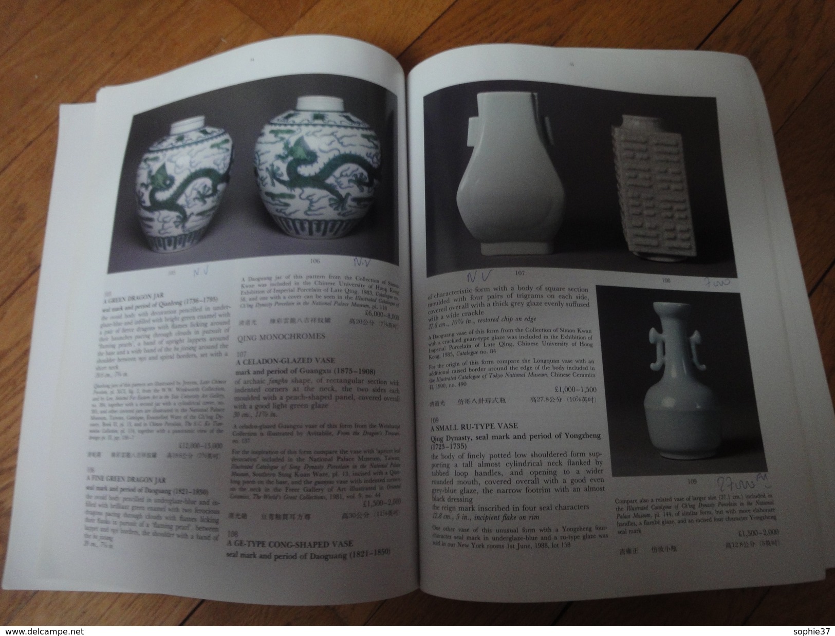 Catalogue De Ventes SOTHEBY'S London 1993-Fine Chinese Bronzes, Céramics And Works Of Art. - Autres & Non Classés