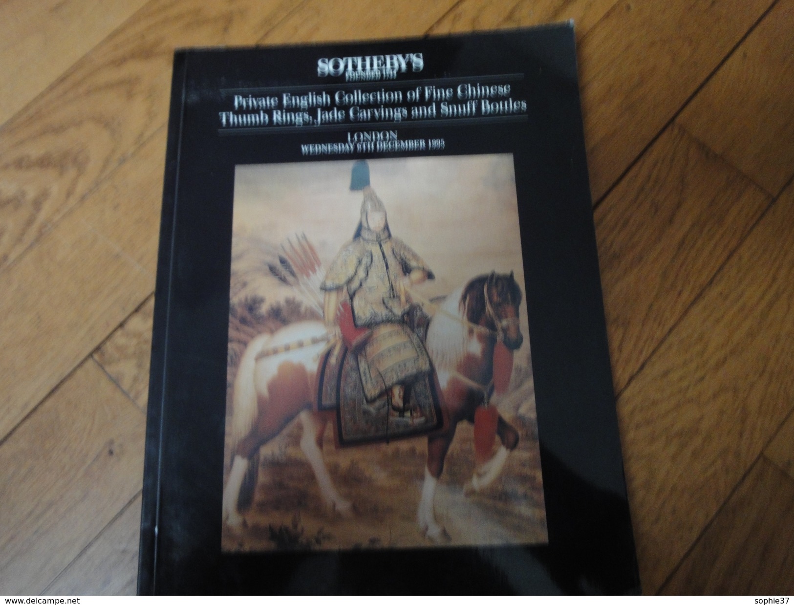 Catalogue De Ventes SOTHEBY'S London 1995-Collection Of Fine Chinese Thumb Rings, Jade Carvings And Snuff Bottles - Autres & Non Classés