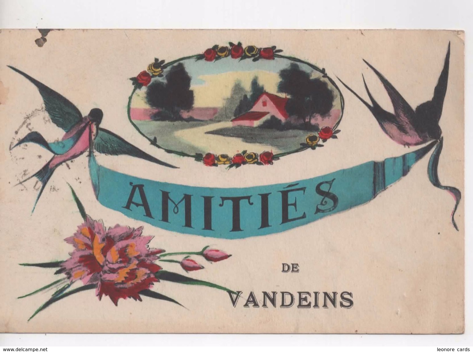 Cpa.01.1929.Amitiés De Vandéins.illustration Fantaisie - Non Classés