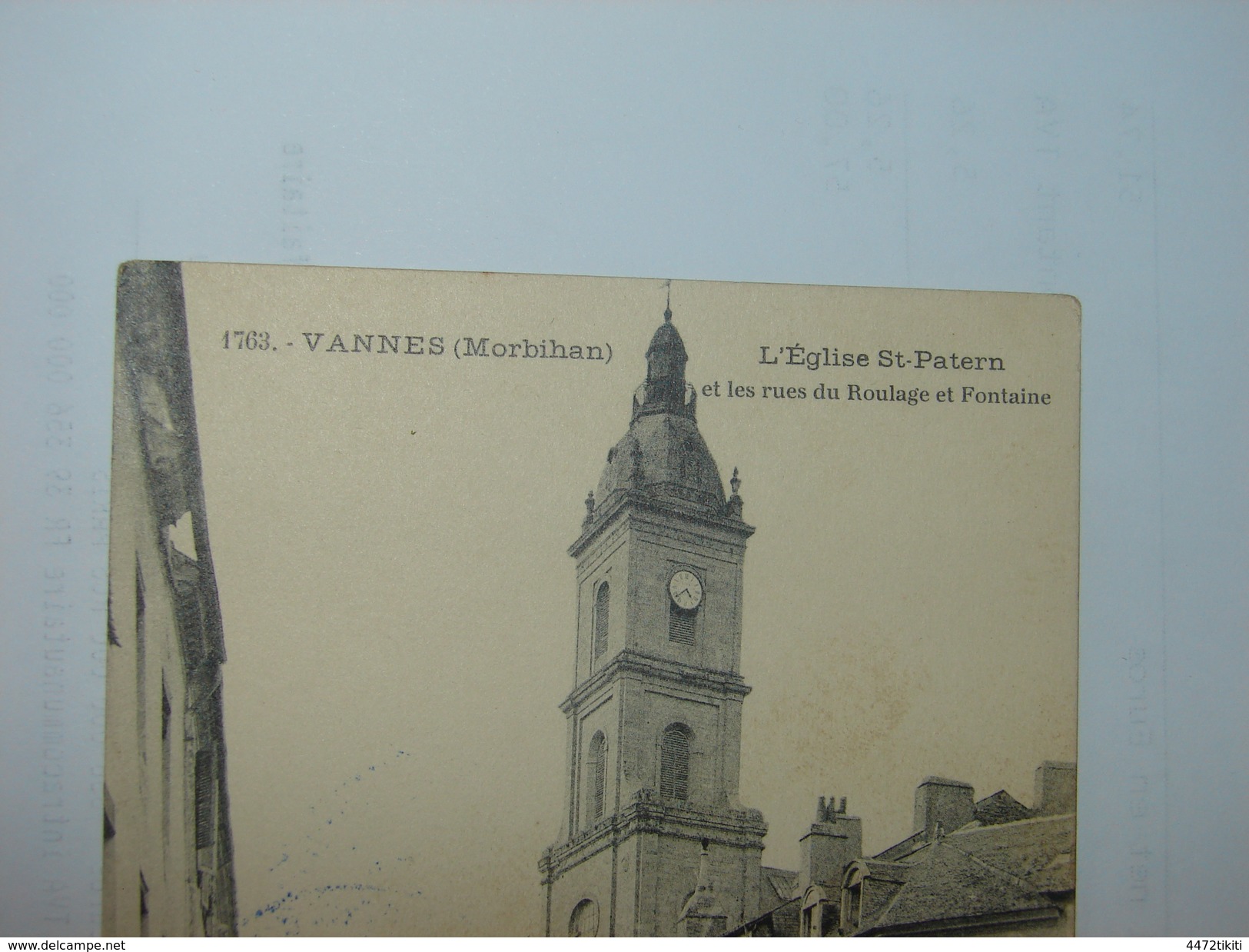 C.P.A - Vannes (56) - L'Eglise Saint Paterne & Les Rues Du Roulage & Fontaine -1914 - SUP (K72) - Vannes