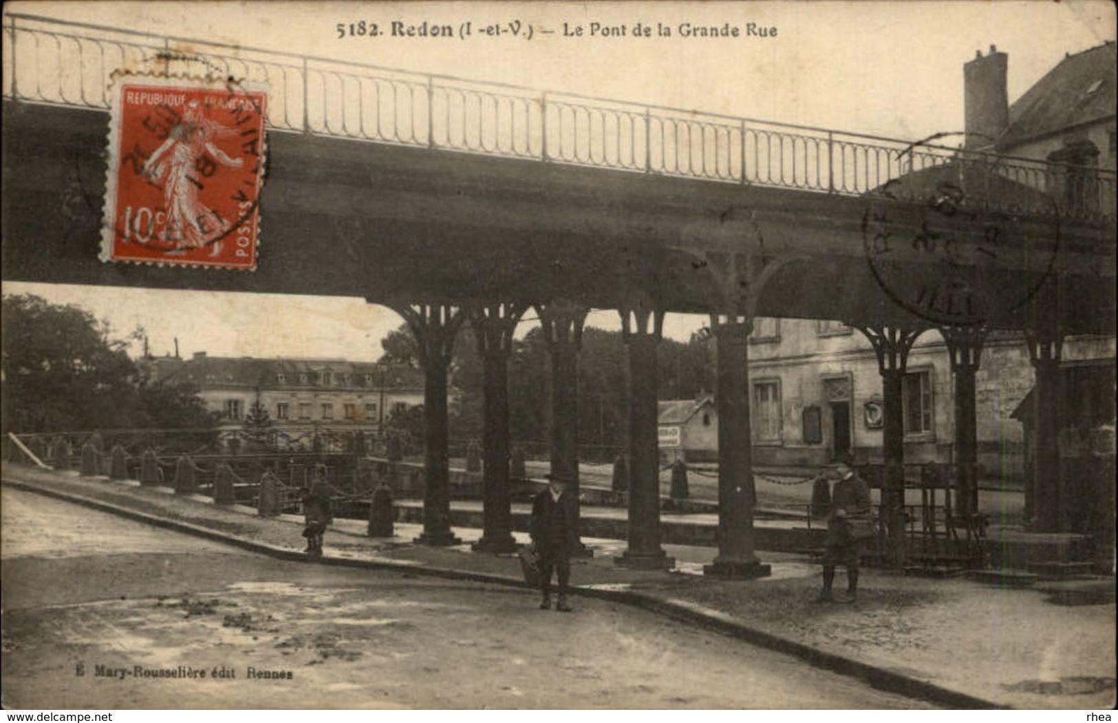 35 - REDON - Le Pont De La Grande Rue - 5182 - Redon