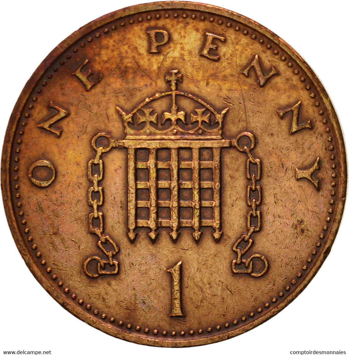 Monnaie, Grande-Bretagne, Elizabeth II, Penny, 1983, TTB, Bronze, KM:927 - 1 Penny & 1 New Penny