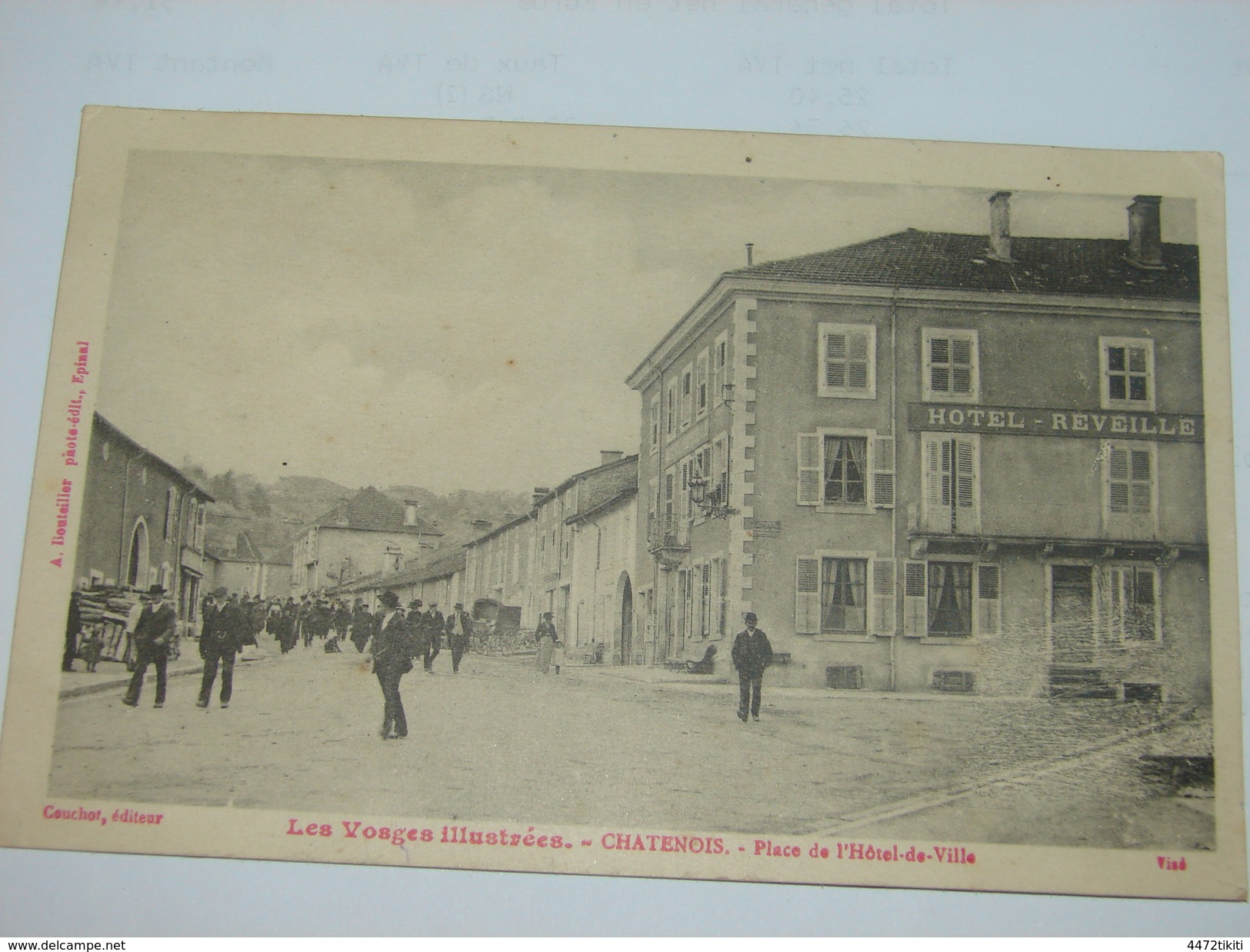 C.P.A - Chatenois (67) - Place De L'Hôtel De Ville -1918 - SUP (K75) - Autres & Non Classés