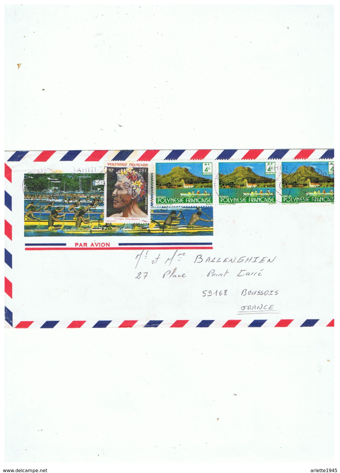 3 LETTRES  POLYNESIE FRANCAISE - Lettres & Documents