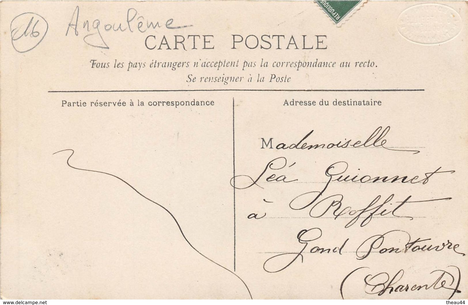 ¤¤  -  ANGOULEME Ou Environs  -  Carte-Photo D'une Fête , Défilé En 1909  - Photographe " G.LATREILLE " D'Angoulême - Angouleme