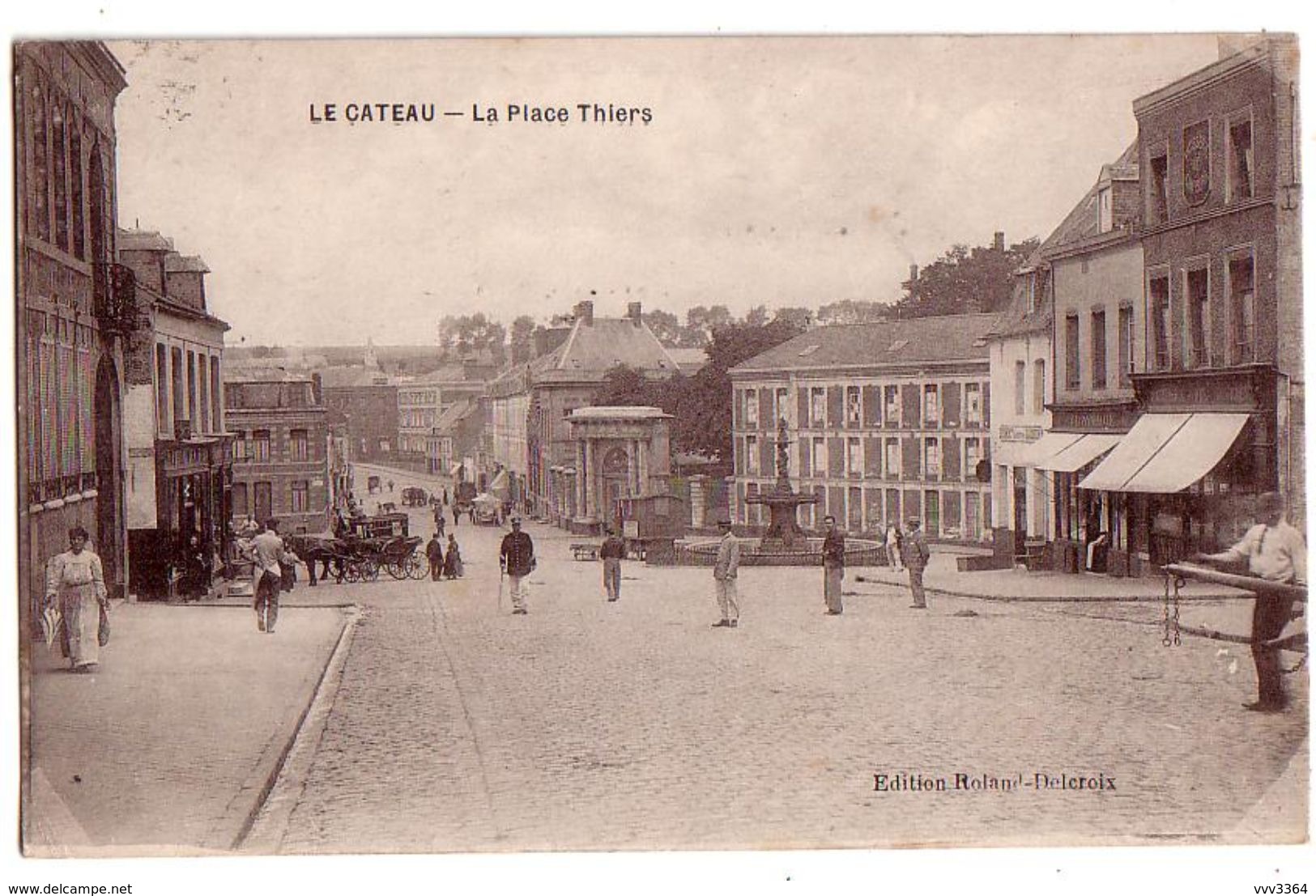 LE CATEAU: La Place Thiers - Le Cateau