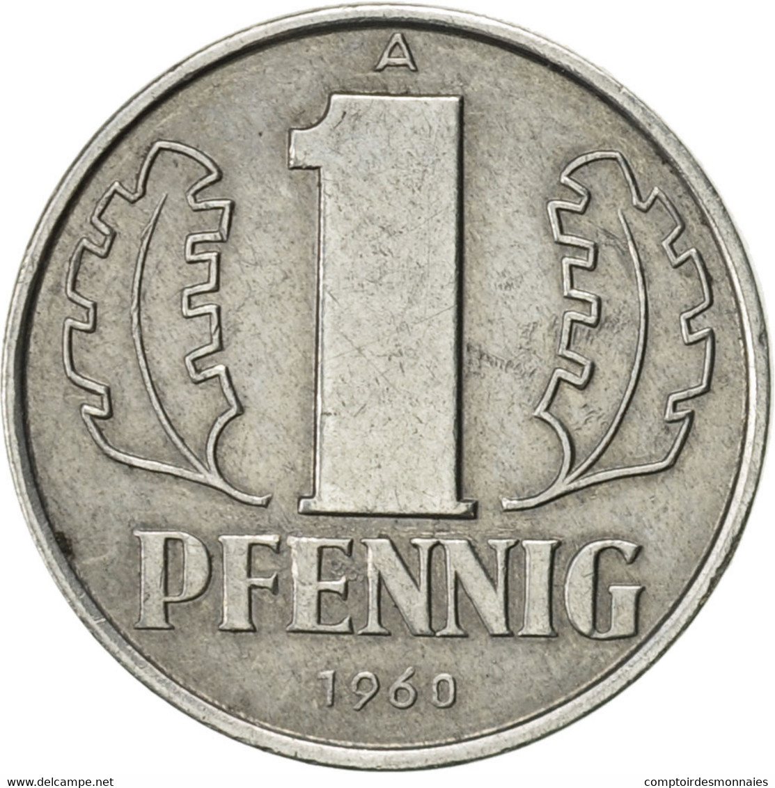 Monnaie, GERMAN-DEMOCRATIC REPUBLIC, Pfennig, 1960, Berlin, SUP, Aluminium - 1 Pfennig