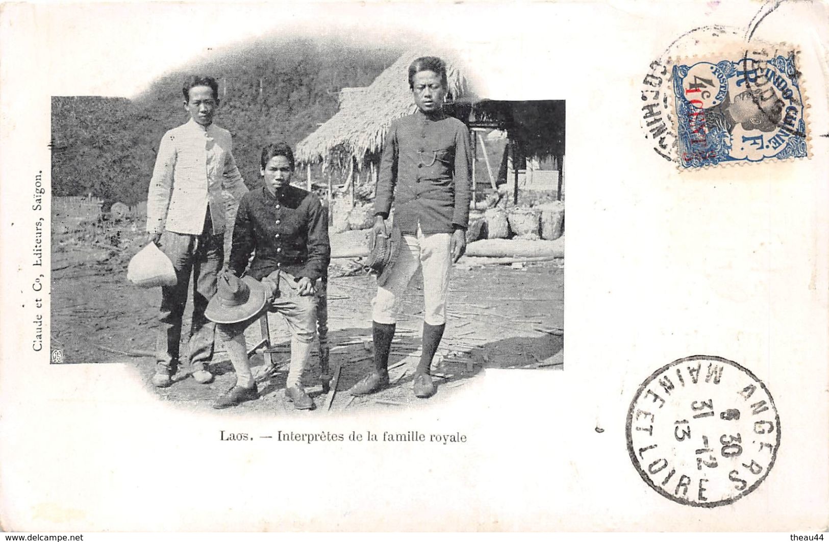 ¤¤  -   LAOS   -  Interprêtre De La Famille Royale En 1913  -  Oblitération    -  ¤¤ - Laos