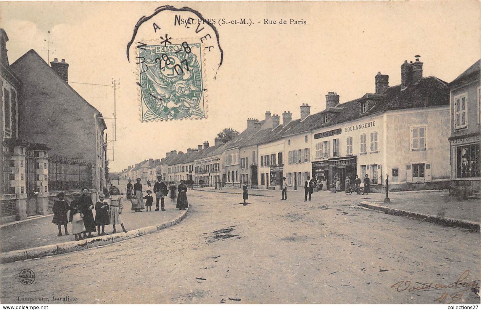 77-SOUPPES- RUE DE PARIS - Souppes Sur Loing