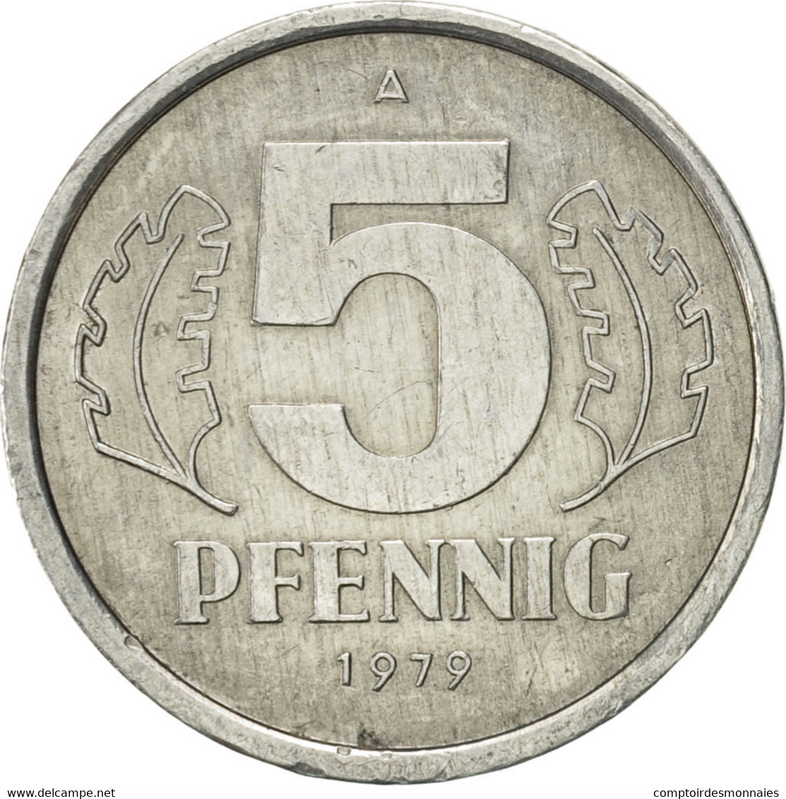 Monnaie, GERMAN-DEMOCRATIC REPUBLIC, 5 Pfennig, 1979, Berlin, SUP, Aluminium - 5 Pfennig