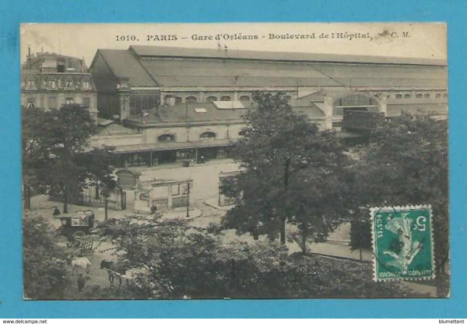 CPA 1010 - Gare D'Orléans - Boulevevard De L'Hôpital PARIS - Metro, Stations