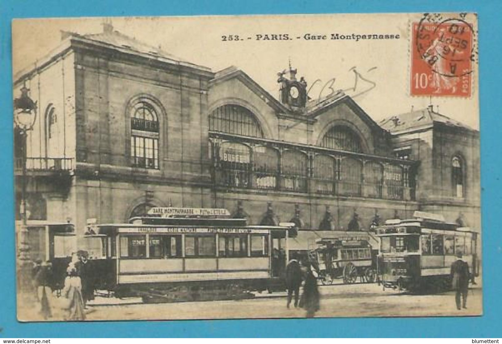 CPA 253 - Gare Montparnasse PARIS - Metro, Stations