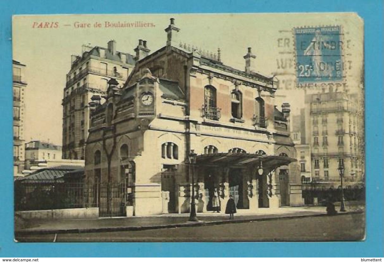 CPA - Gare De Boulainvilliers PARIS - Metro, Stations