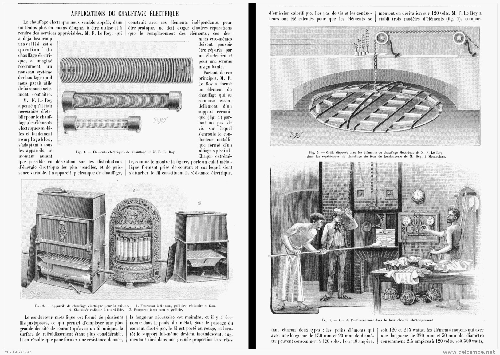 APPLICATIONS DU CHAUFFAGE ELECTRIQUE   1904 - Autres & Non Classés