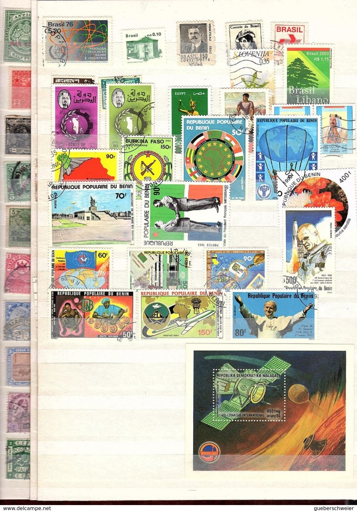 Classeur De 64 Pages Avec Des Milliers De Timbres Dont Anciennes Colonies Françaises, Anglaises Voir Scans Avec Variétés - Collections (en Albums)