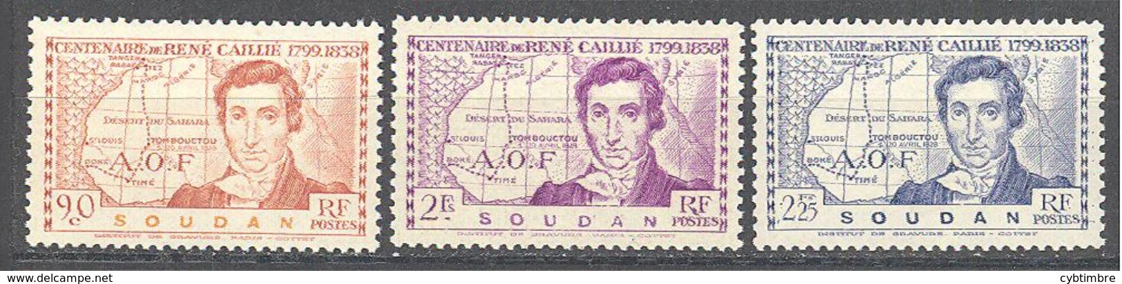 Soudan: Yvert N°100/102*; MNH; Cote 3.00&euro; - Neufs