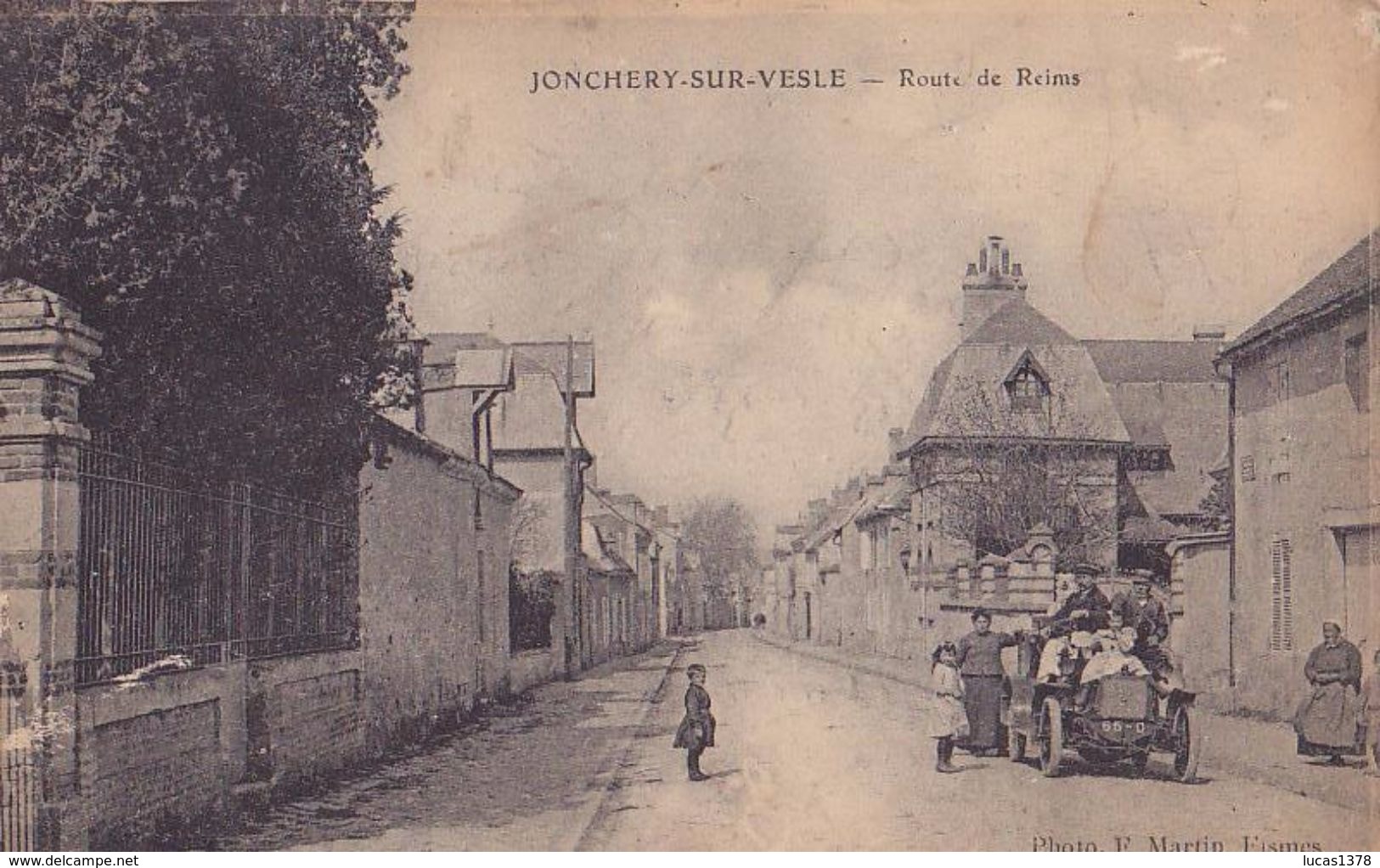 51 / JONCHERY SUR VESLE / ROUTE DE REIMS / AUTOMOBILE - Jonchery-sur-Vesle