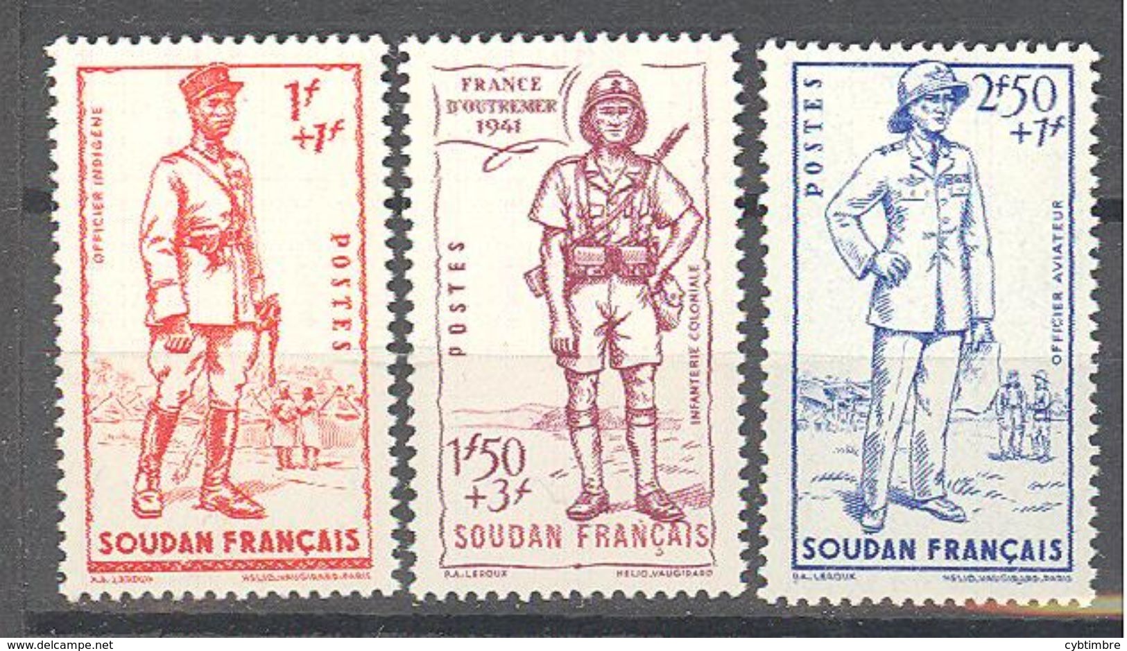 Soudan: Yvert N°122/124*; Cote 4.50&euro; - Neufs