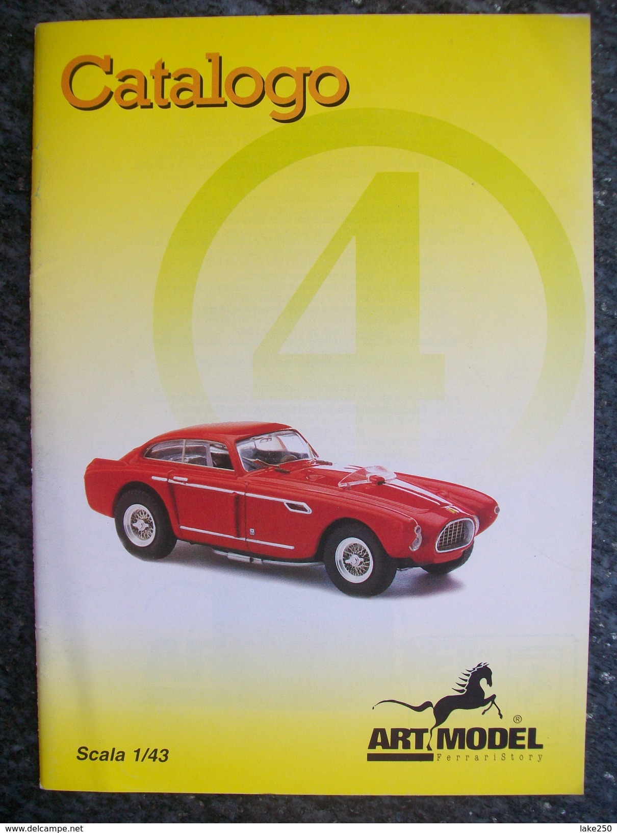 CATALOGO  N° 4  ART MODEL AUTOMODELLI IN SCALA 1/43 FERRARI   PERFETTO - Italy