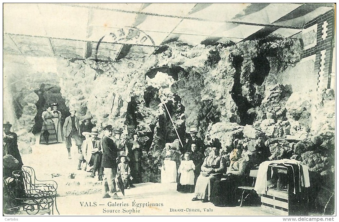 07 VALS  Galeries Egyptiennes  Source Sophie - Vals Les Bains