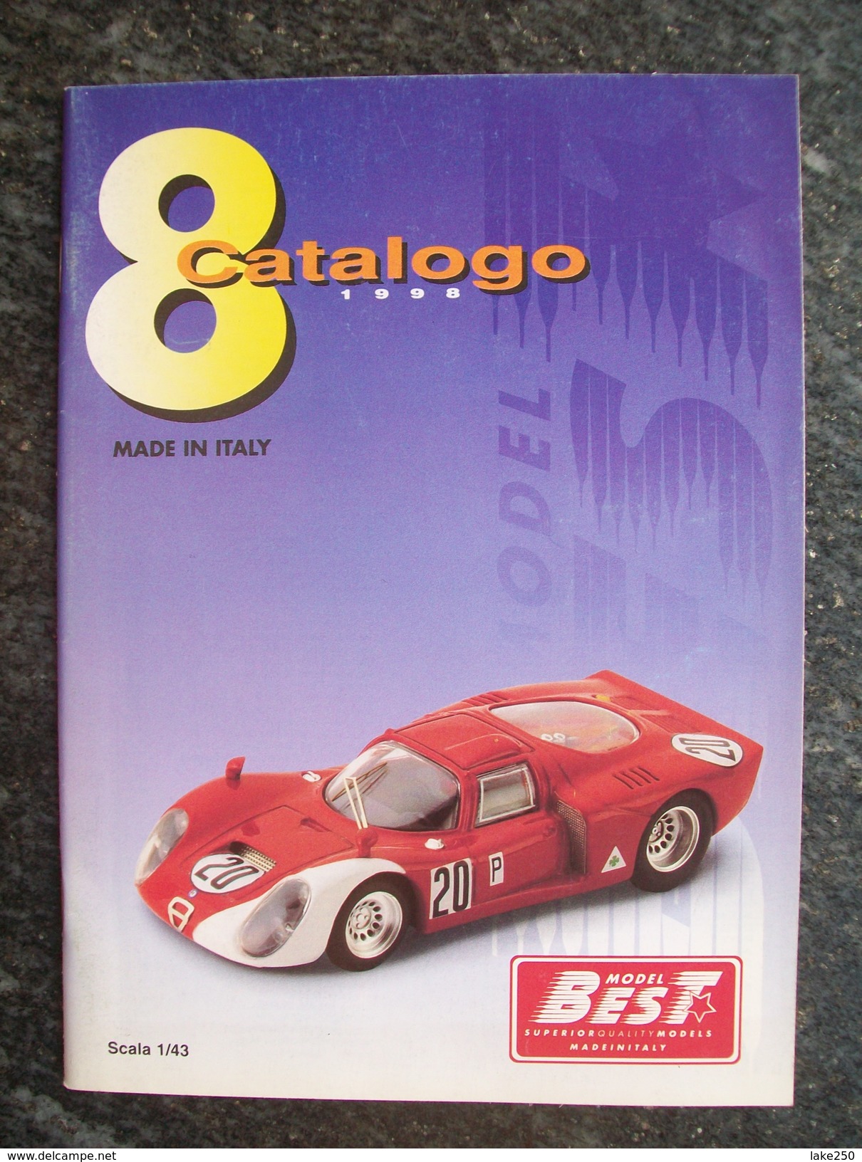 CATALOGO N°8  BEST MODEL AUTOMODELLI IN SCALA 1/43   FERRARI  PERFETTO - Italien