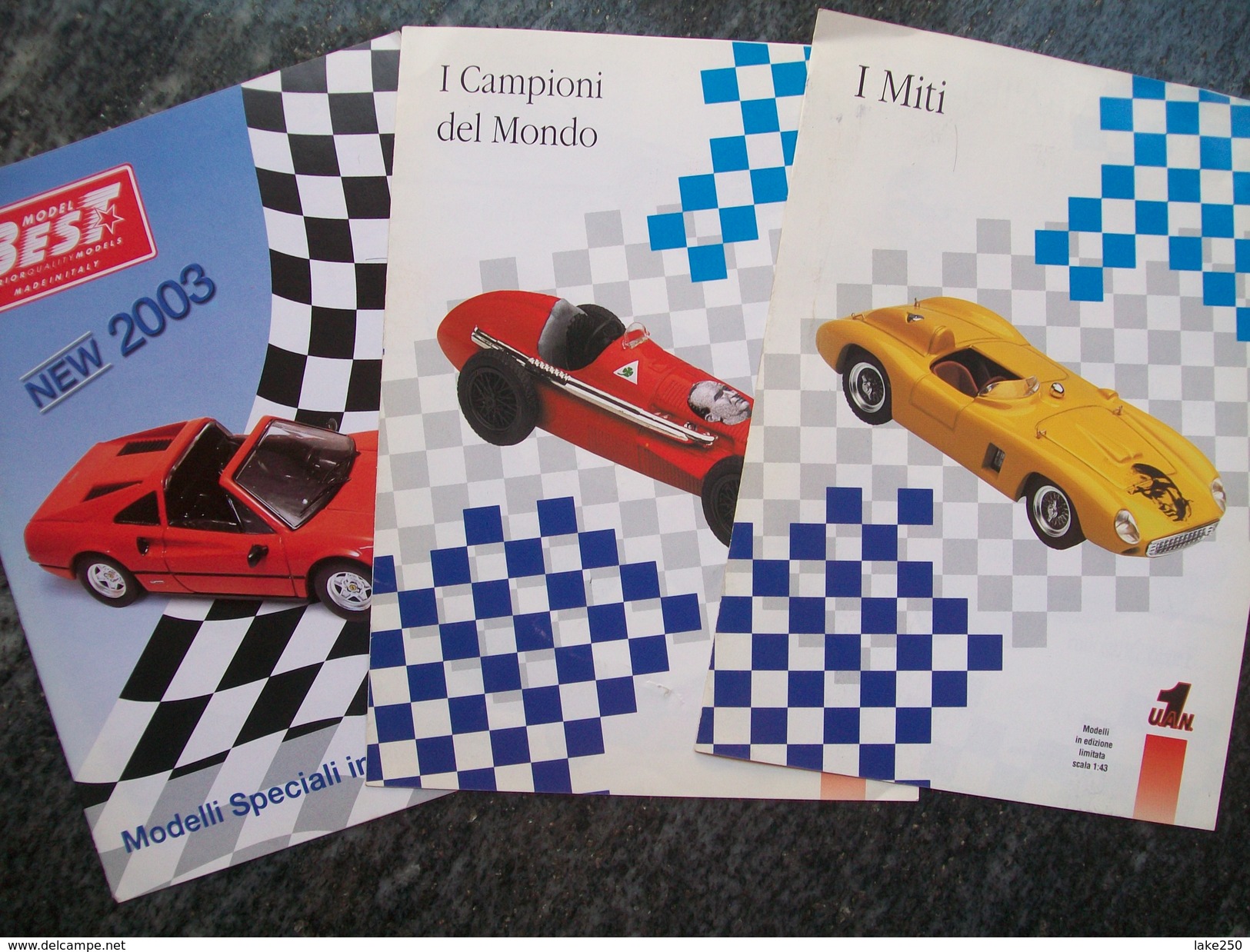 CATALOGHI/PIEGHEVOLI  BEST MODEL UAN AUTOMODELLI IN SCALA 1/43  ALFA ROMEO FERRARI PERFETTO - Italië