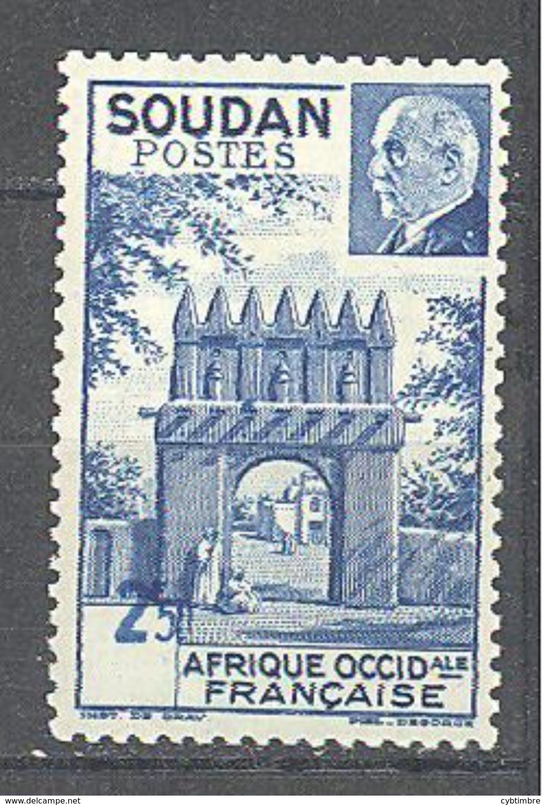 Soudan: Yvert N°130**; MNH; Variété Surcharge Déplacée - Nuovi