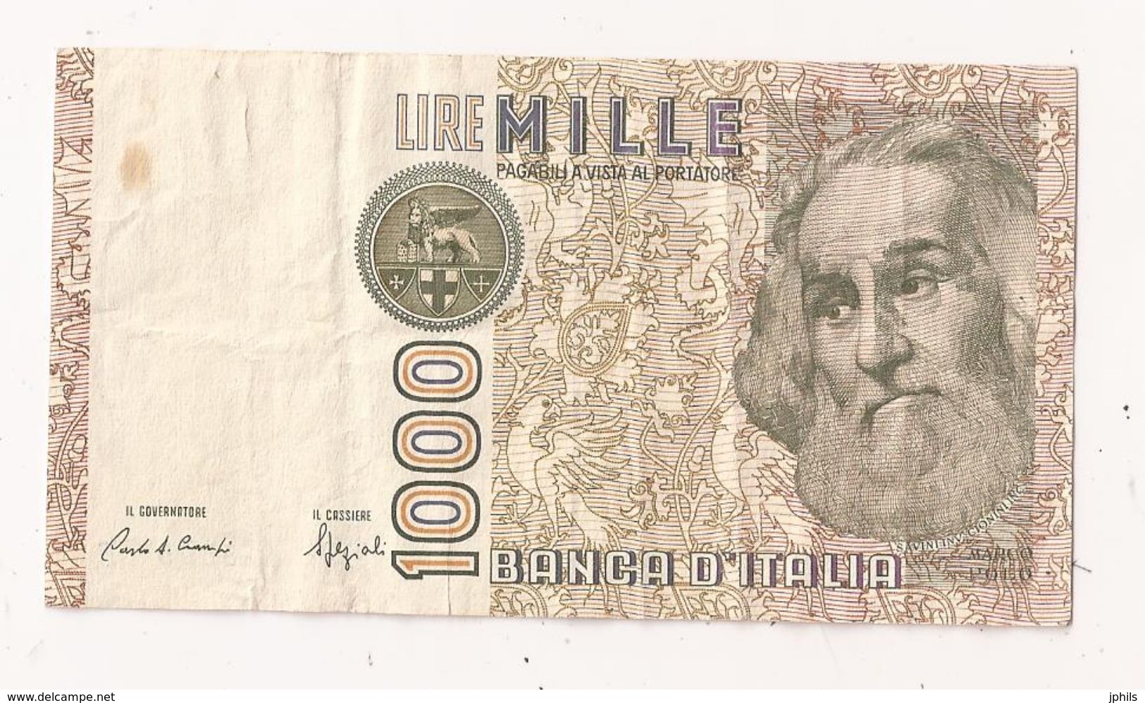 ITALIE 1000 LIRE MARCO POLO - 1000 Lire