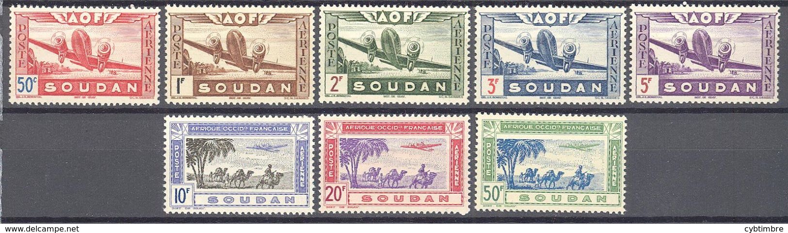Soudan: Yvert PA N°10/17*; Cote 8.70&euro; - Neufs