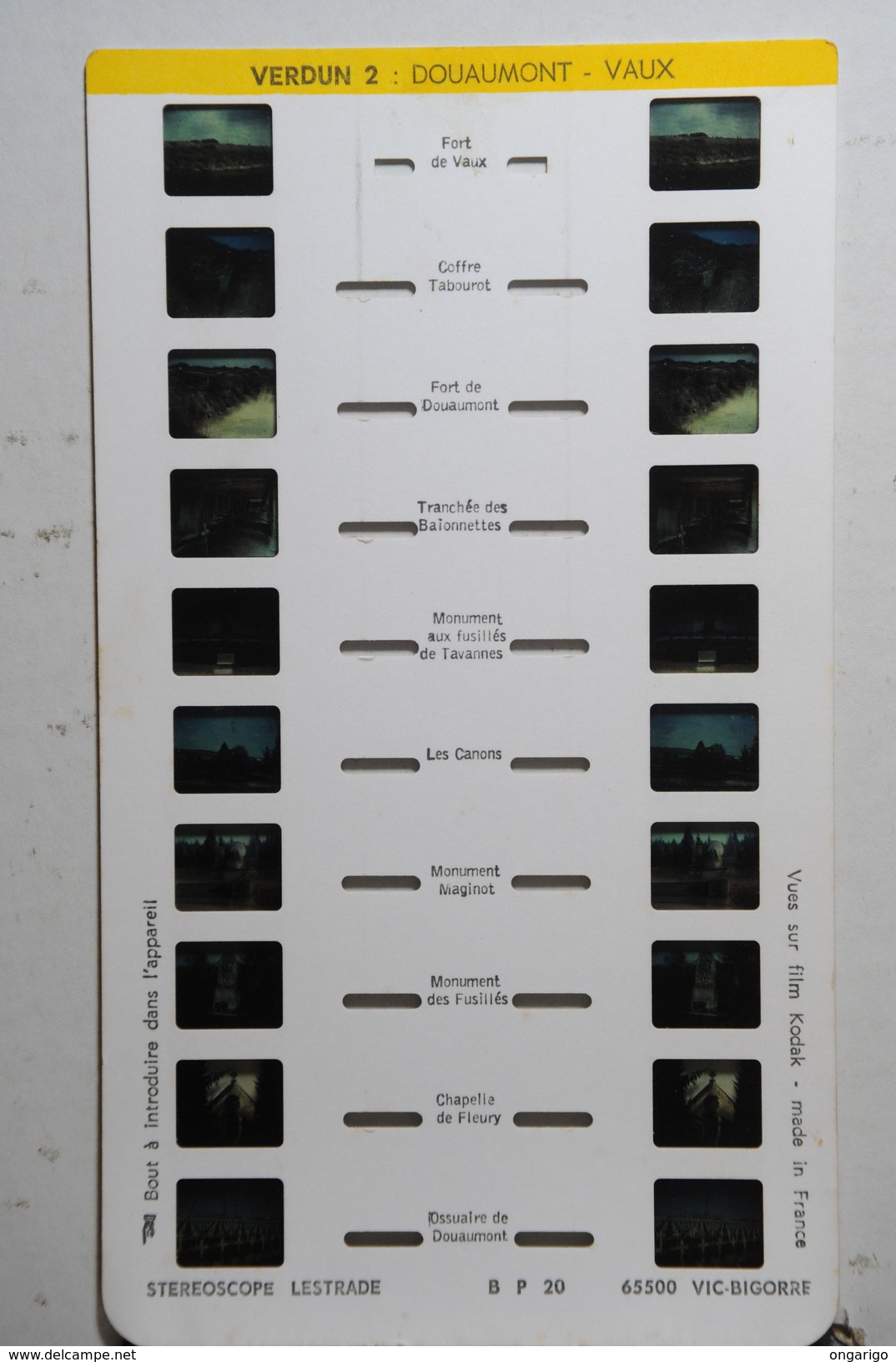 LESTRADE :     VERDUN  2 :  DOUAUMONT - VAUX - Stereoscopes - Side-by-side Viewers