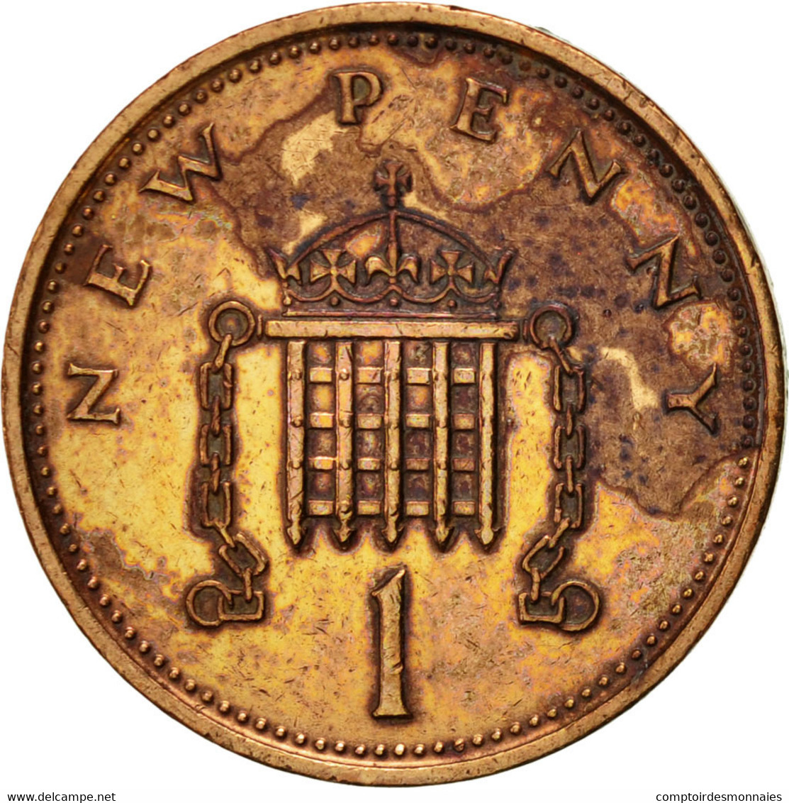 Monnaie, Grande-Bretagne, Elizabeth II, New Penny, 1980, TTB, Bronze, KM:915 - 1 Penny & 1 New Penny