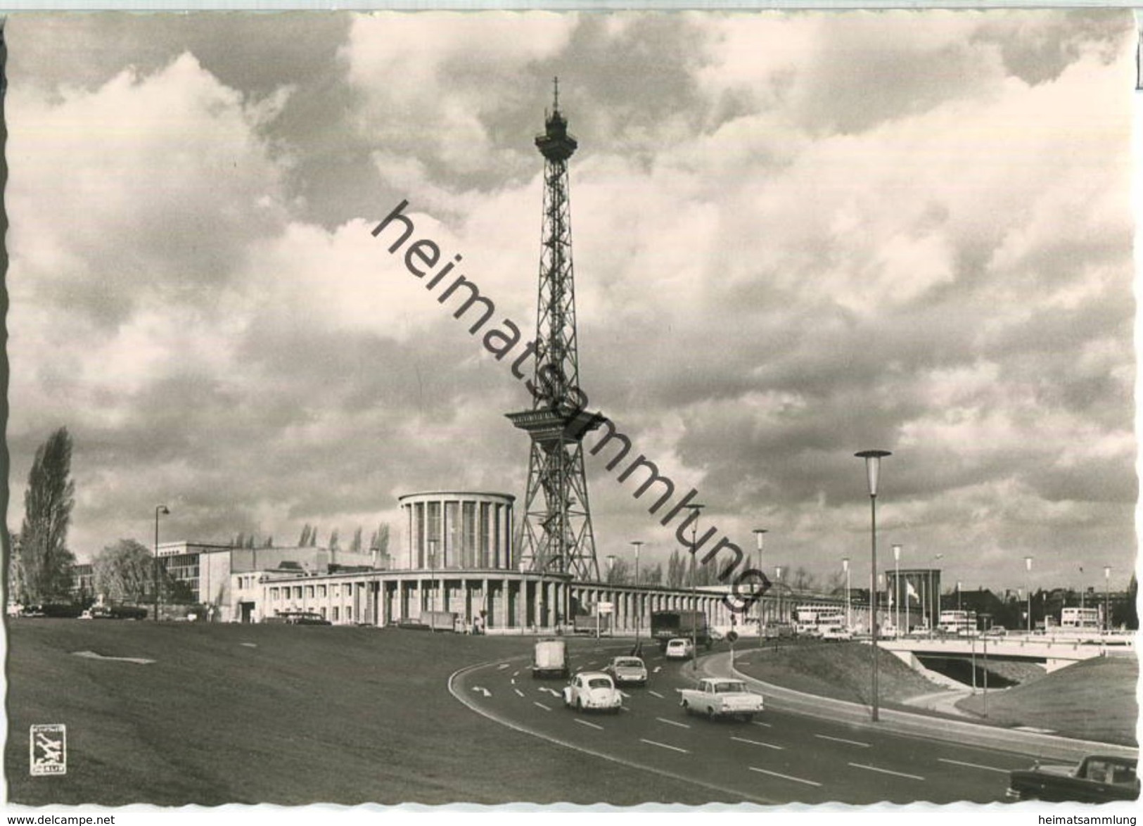 Berlin - Schnellstrasse Mit Funkturm - Foto-Ansichtskarte - Verlag Klinke & Co. Berlin - Halensee