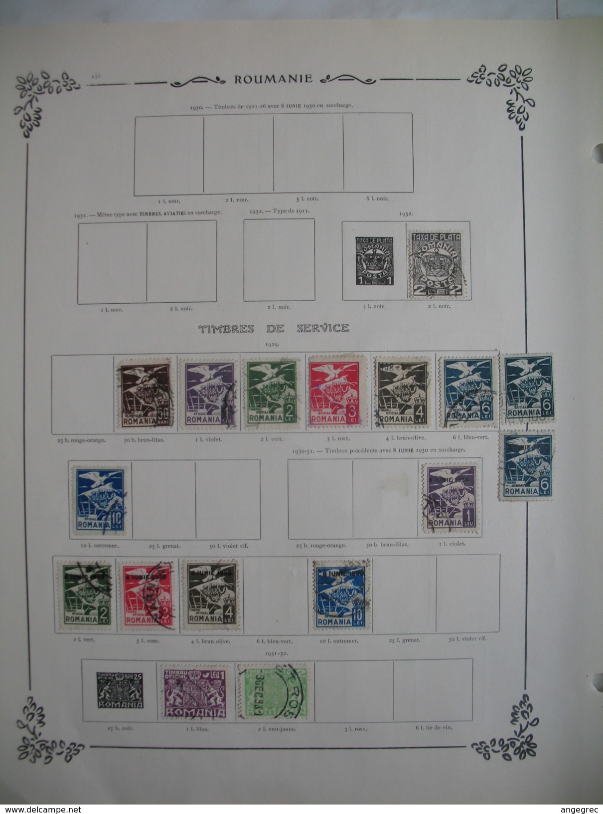 Roumanie Lot De Feuille De Timbre  ;   Sheets Of Stamps Of   Roumania - Autres & Non Classés