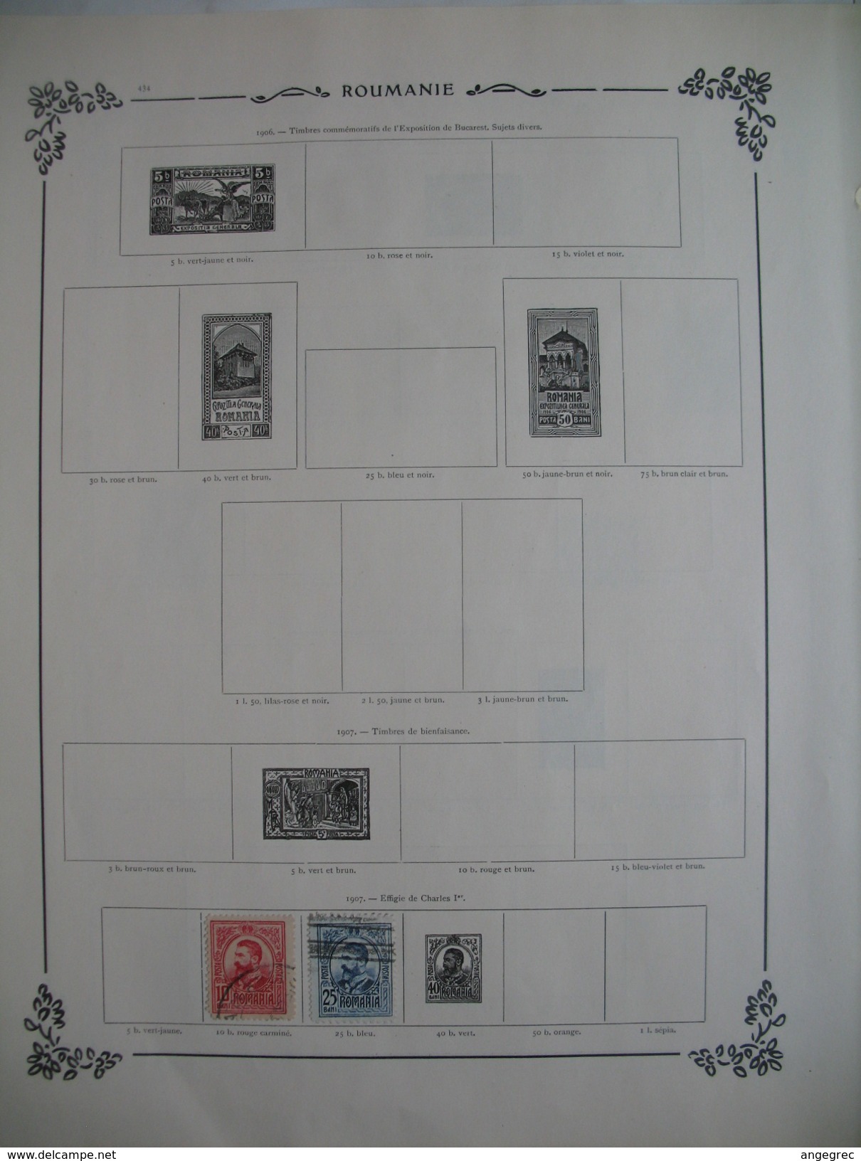 Roumanie lot de feuille de timbre  ;   sheets of stamps of   Roumania