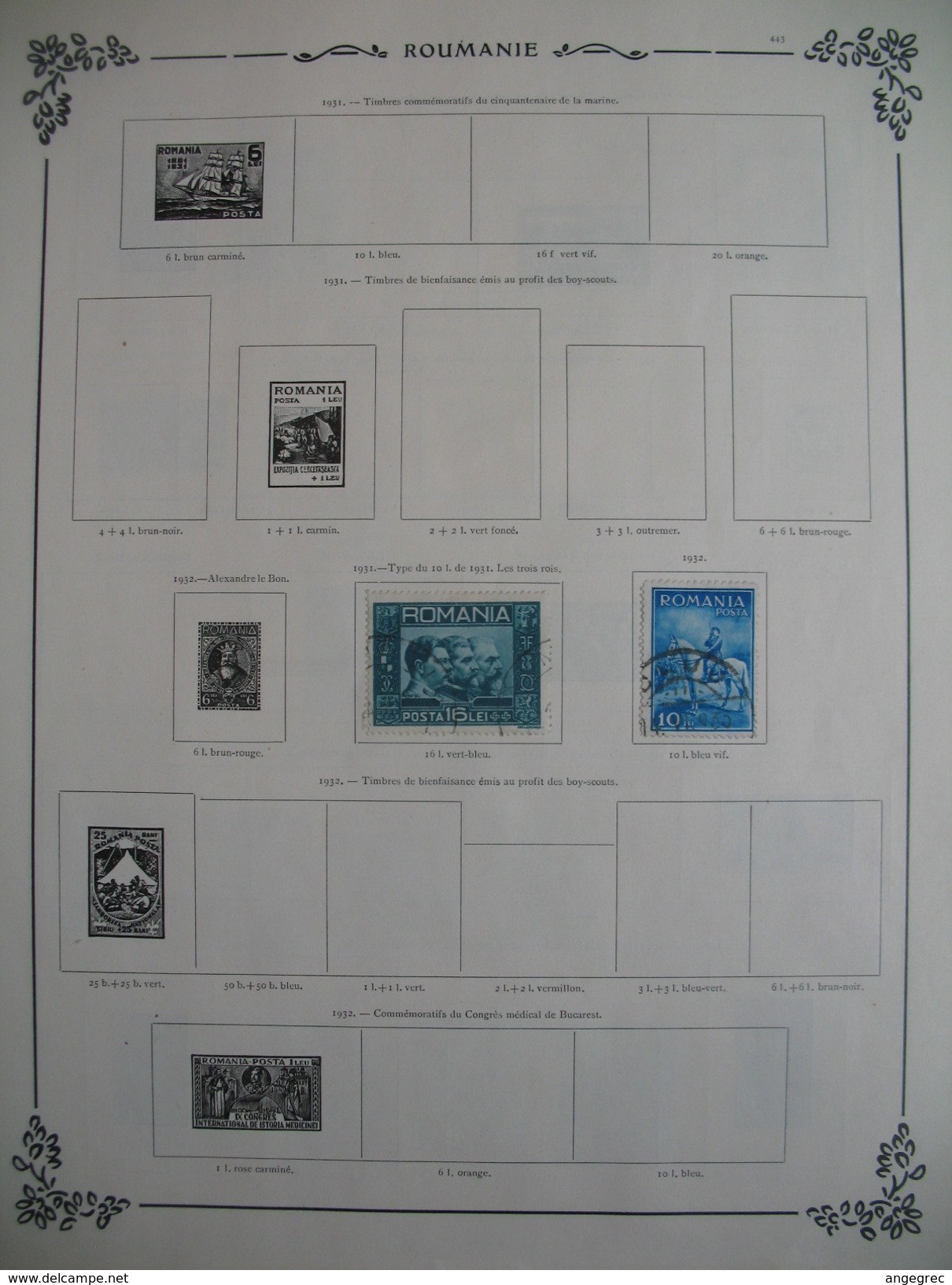 Roumanie lot de feuille de timbre  ;   sheets of stamps of   Roumania