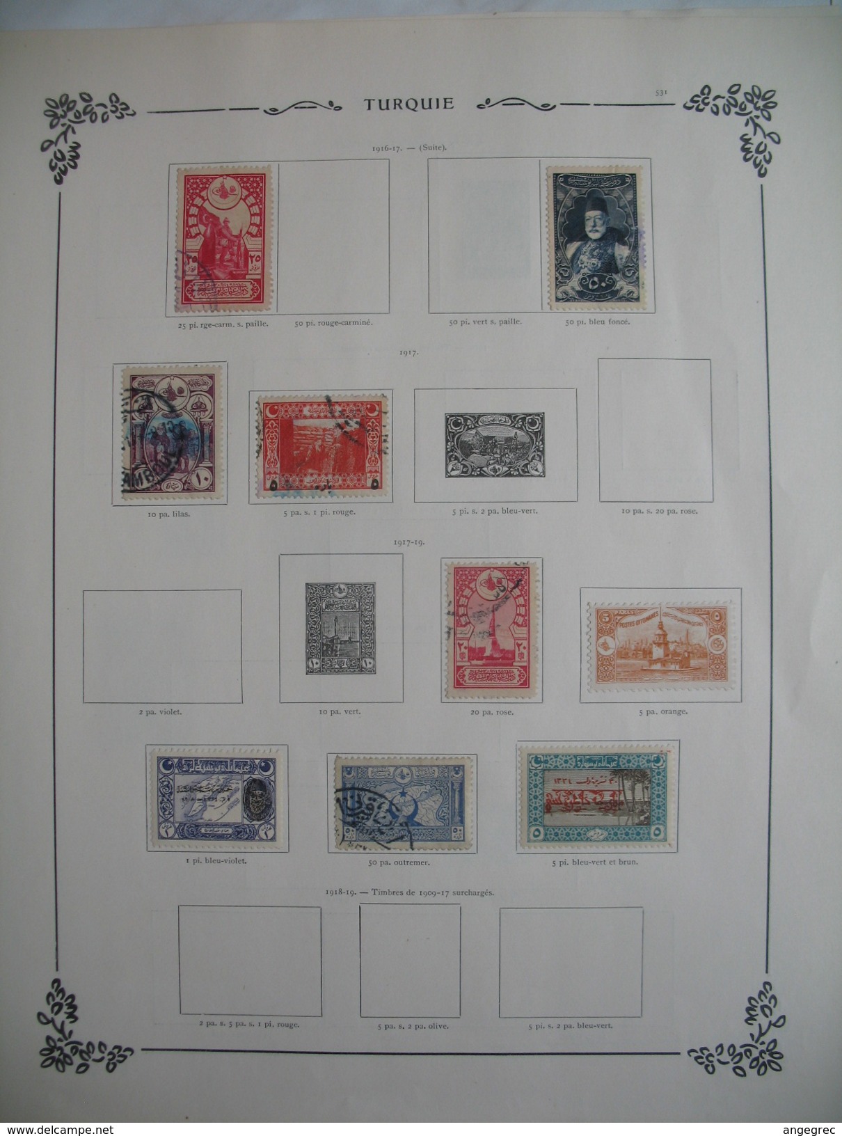 Turquie lot de feuille de timbre  ;   sheets of stamps of   Turkish