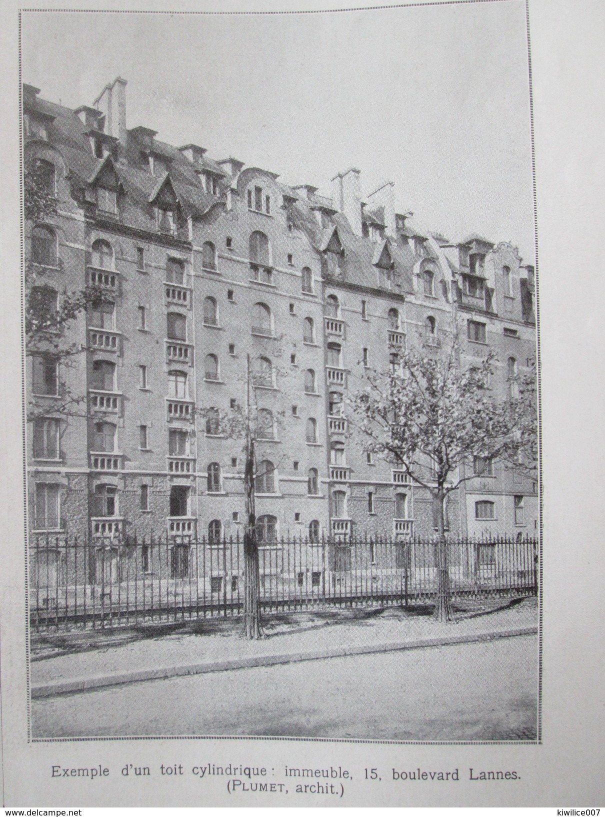 1929  Immeuble    Art Déco Architecture  15 Boulevard LANNES - Paris (16)