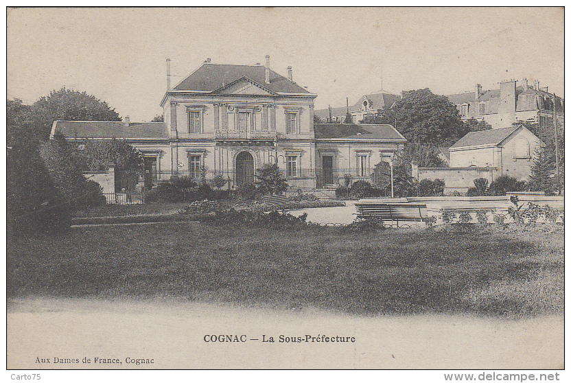 Cognac 16 - Sous-Préfecture - 1904 - Cognac