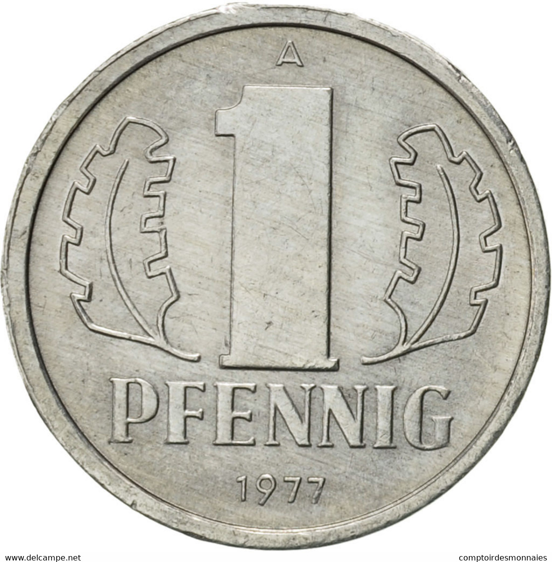 Monnaie, GERMAN-DEMOCRATIC REPUBLIC, Pfennig, 1977, Berlin, SUP, Aluminium - 1 Pfennig