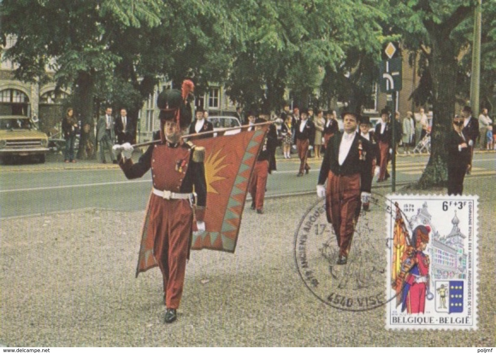 CP Maximum N° 1889 Les Arquebusiers En Costume Traditionnel Obl. Vise Le 17 6 1978 - 1971-1980