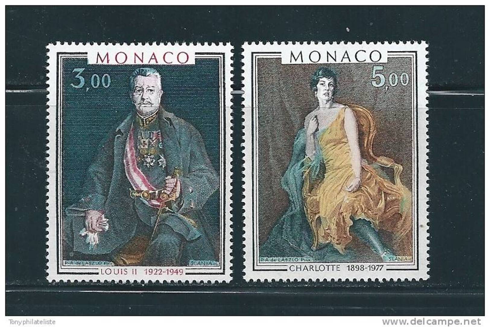 Monaco Timbres De 1981 Tableaux  Neufs** N°1286 Et 1287 - Unused Stamps