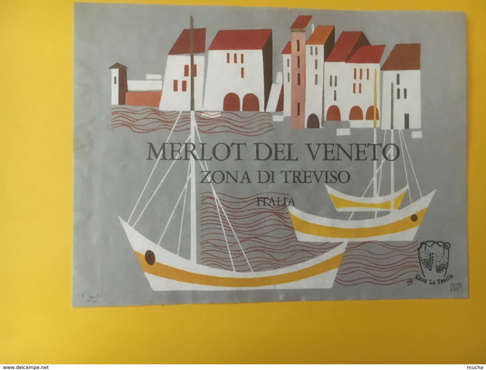 4861 - Merlot Del Veneto Zona Di Treviso Italie Barques - Autres & Non Classés