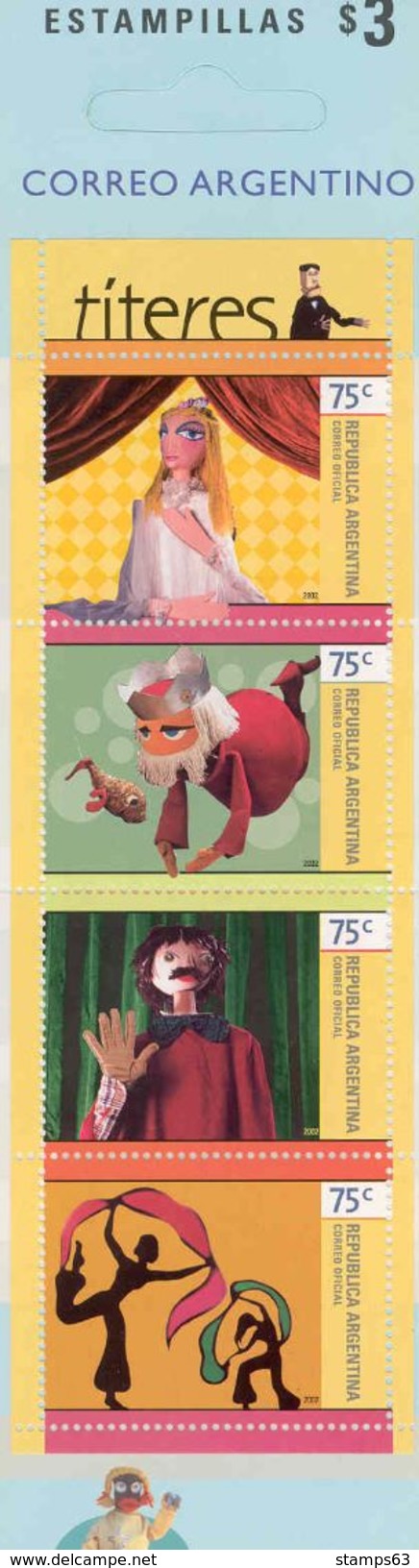 ARGENTINA 2002, Booklet 57, Puppets - Libretti