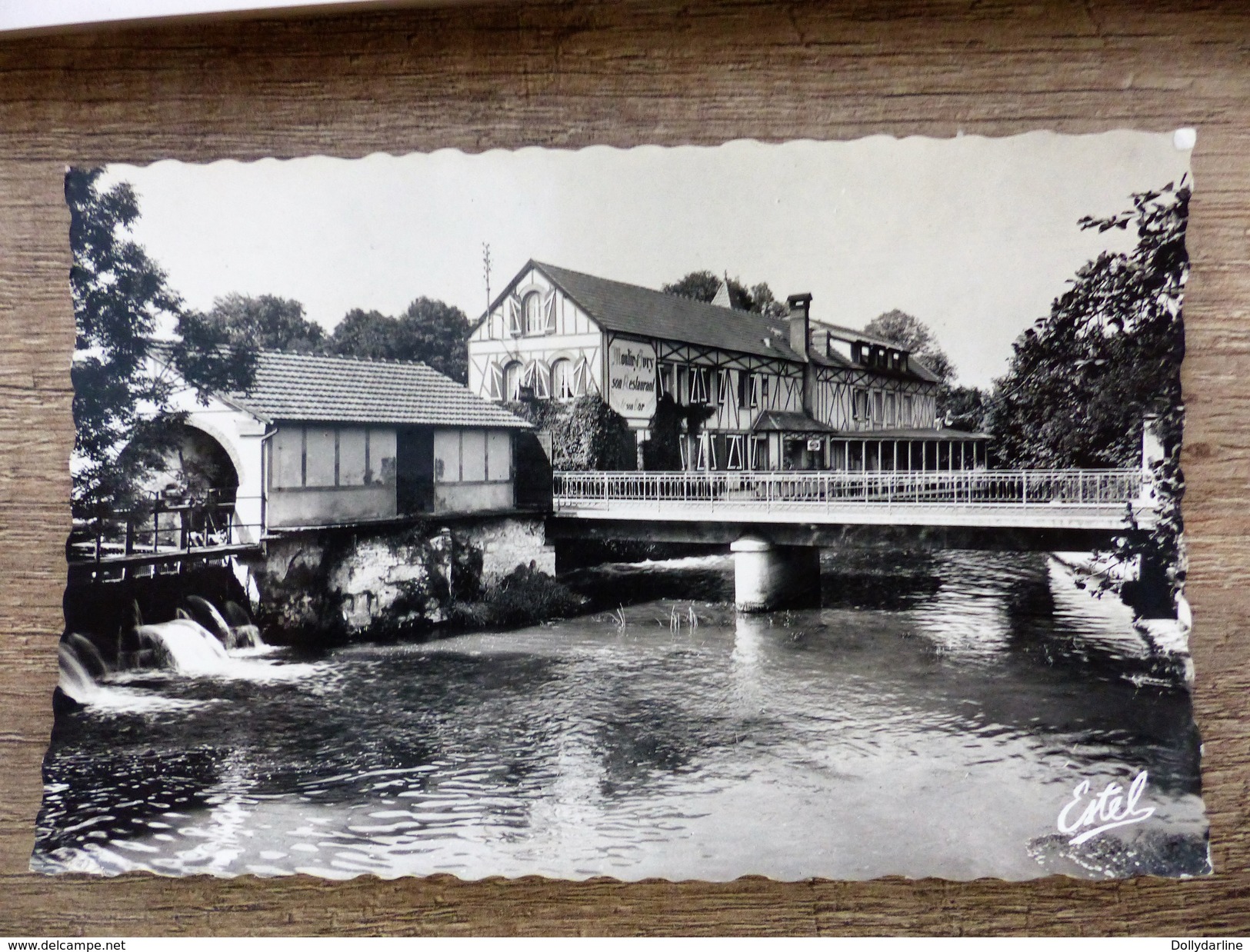 CPSM IVRY La BATAILLE Eure Les Bords De L'Eure RESTAURANT MOULIN D'IVRY Ecrite Voyagée 1965 - Ivry-la-Bataille