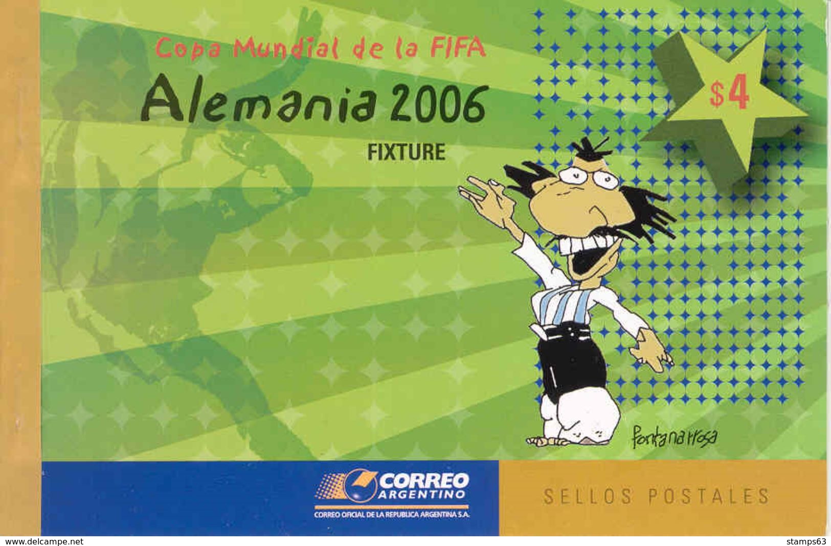 ARGENTINA 2006, Booklet 64, Football - Booklets