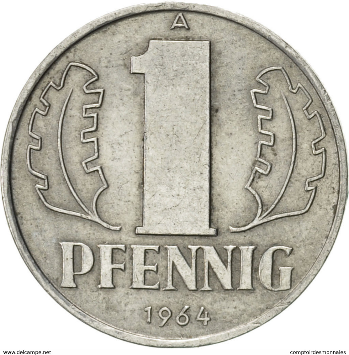 Monnaie, GERMAN-DEMOCRATIC REPUBLIC, Pfennig, 1964, Berlin, SUP, Aluminium - 1 Pfennig