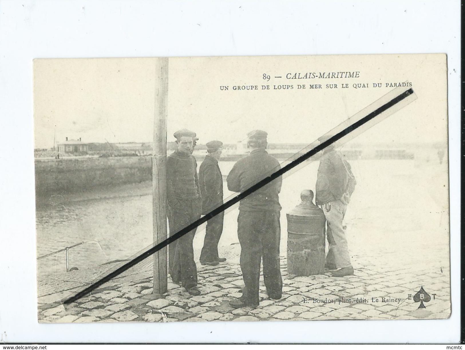 CPA - 89 - Calais Maritime - Un Groupe De Loups De Mer Sur Le Quai Du Paradis - Calais