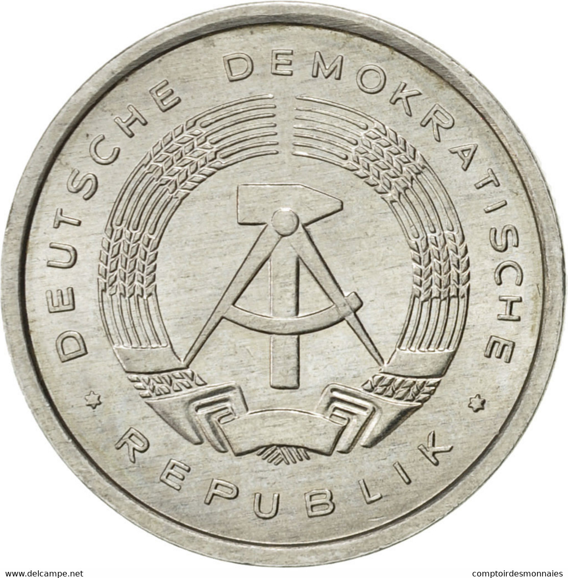 Monnaie, GERMAN-DEMOCRATIC REPUBLIC, 5 Pfennig, 1983, Berlin, SUP, Aluminium - 5 Pfennig